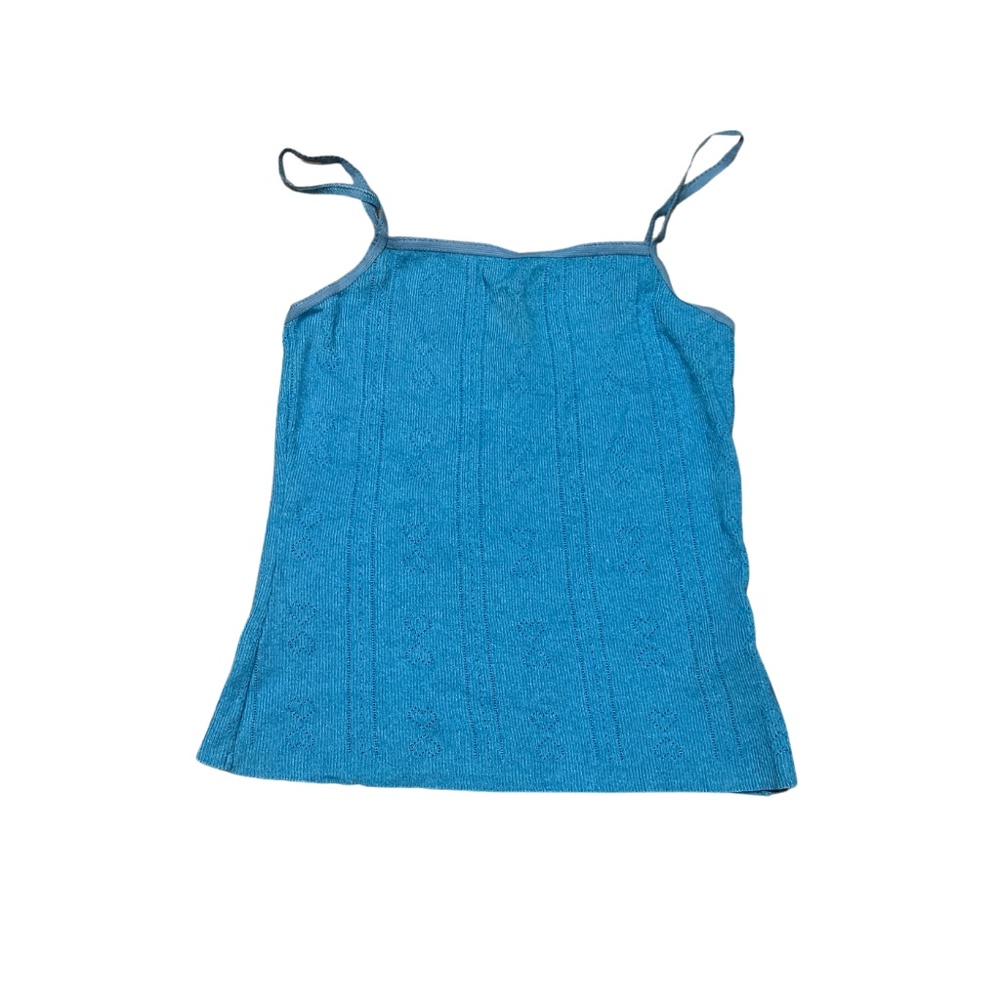 New blue tank top